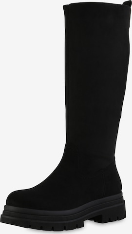 Bottes 'Alice' Van Hill en noir : devant
