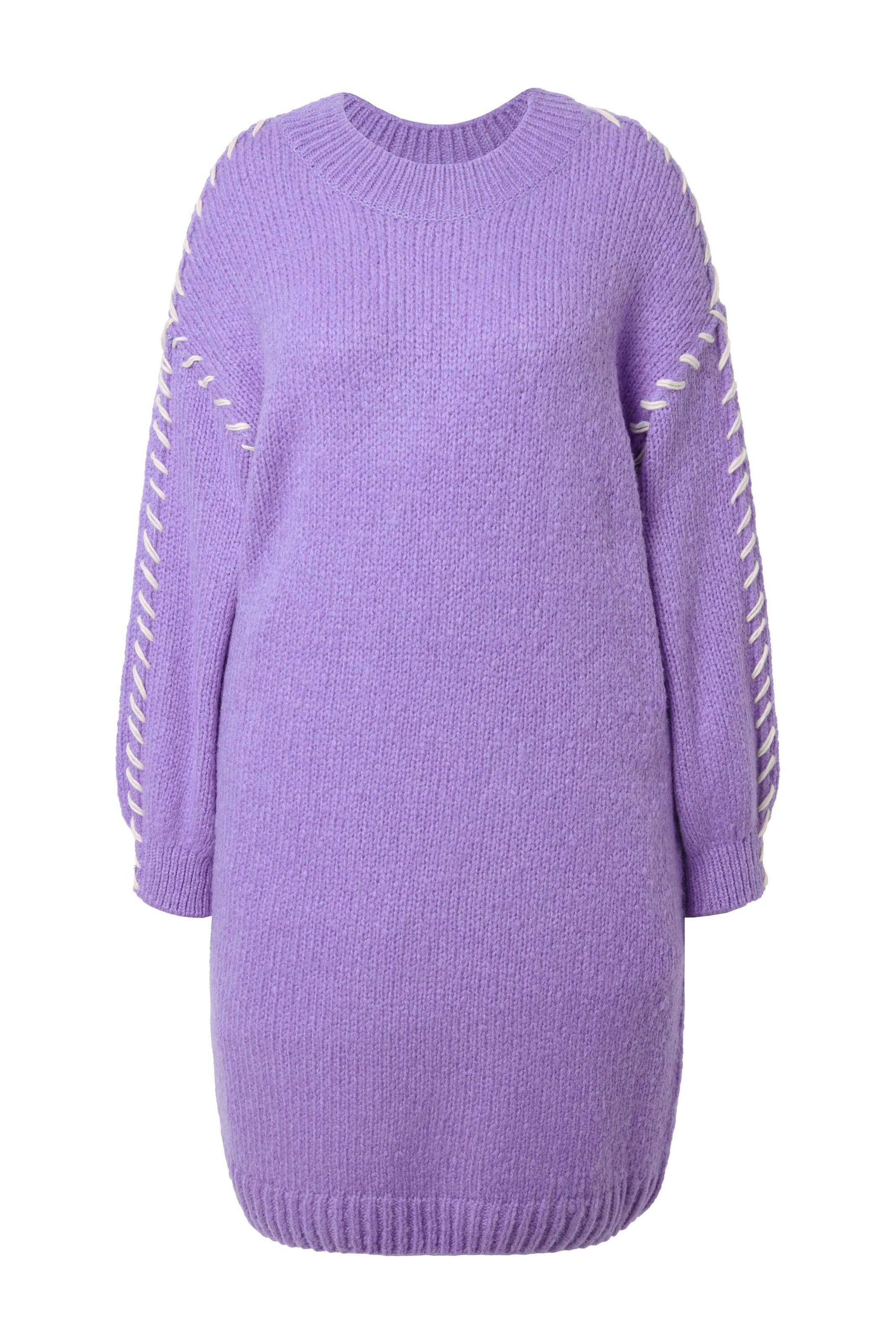 Studio Untold Gebreide jurk in Lila: voorkant