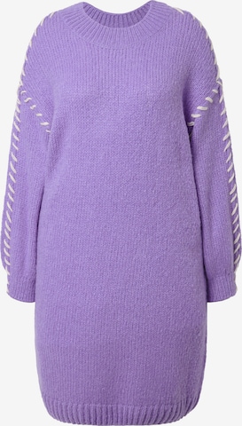Robes en maille Studio Untold en violet : devant