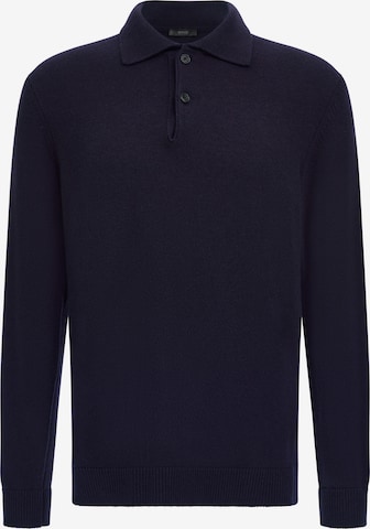 Boggi Milano Sweater 'B Sustainable' in Blue: front