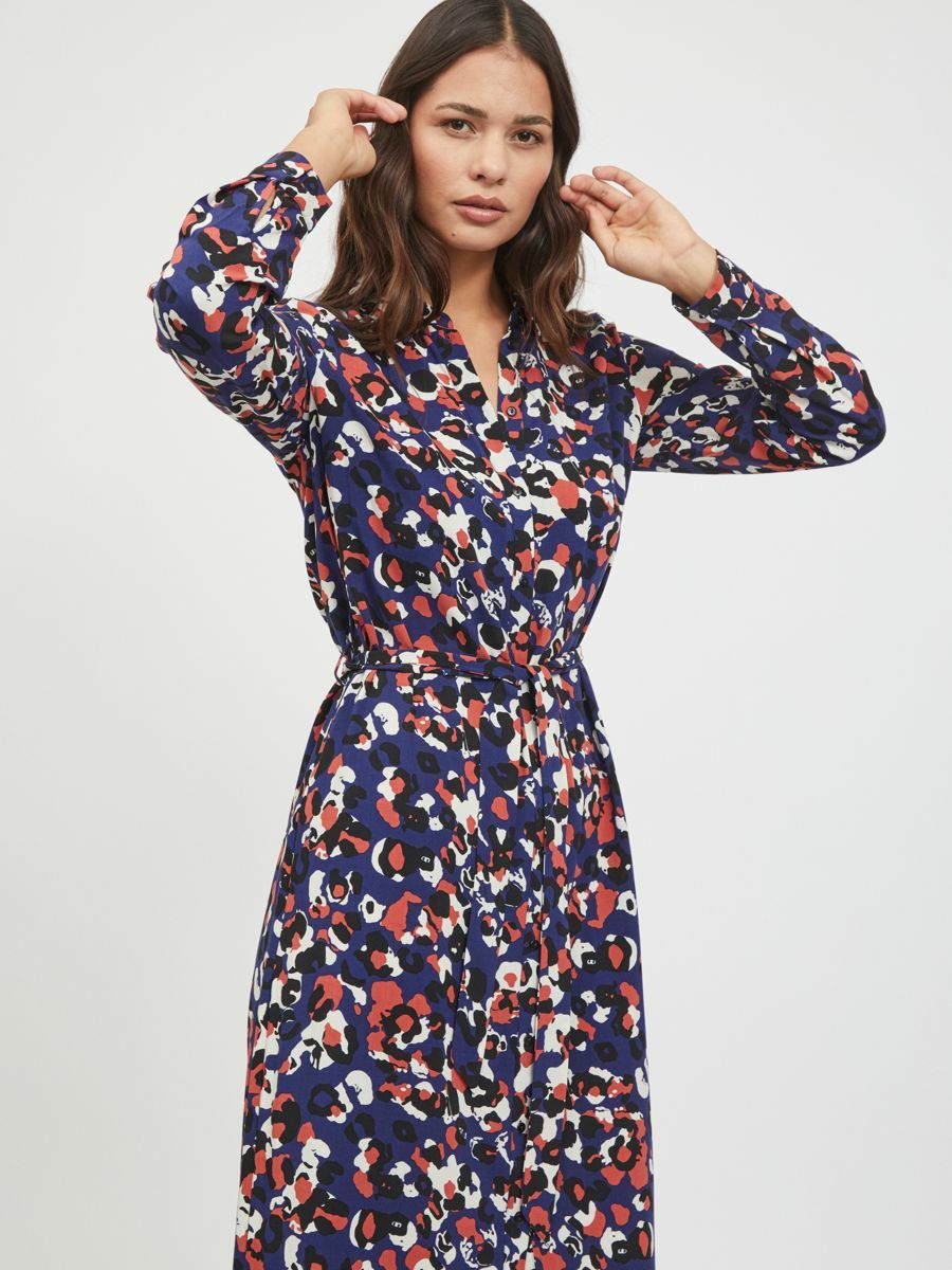 Odzież Plus size VILA Sukienka koszulowa Lana w kolorze Mieszane Kolorym 