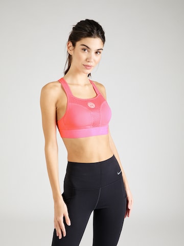 BIDI BADU - Bustier Sujetador deportivo en rosa: frente