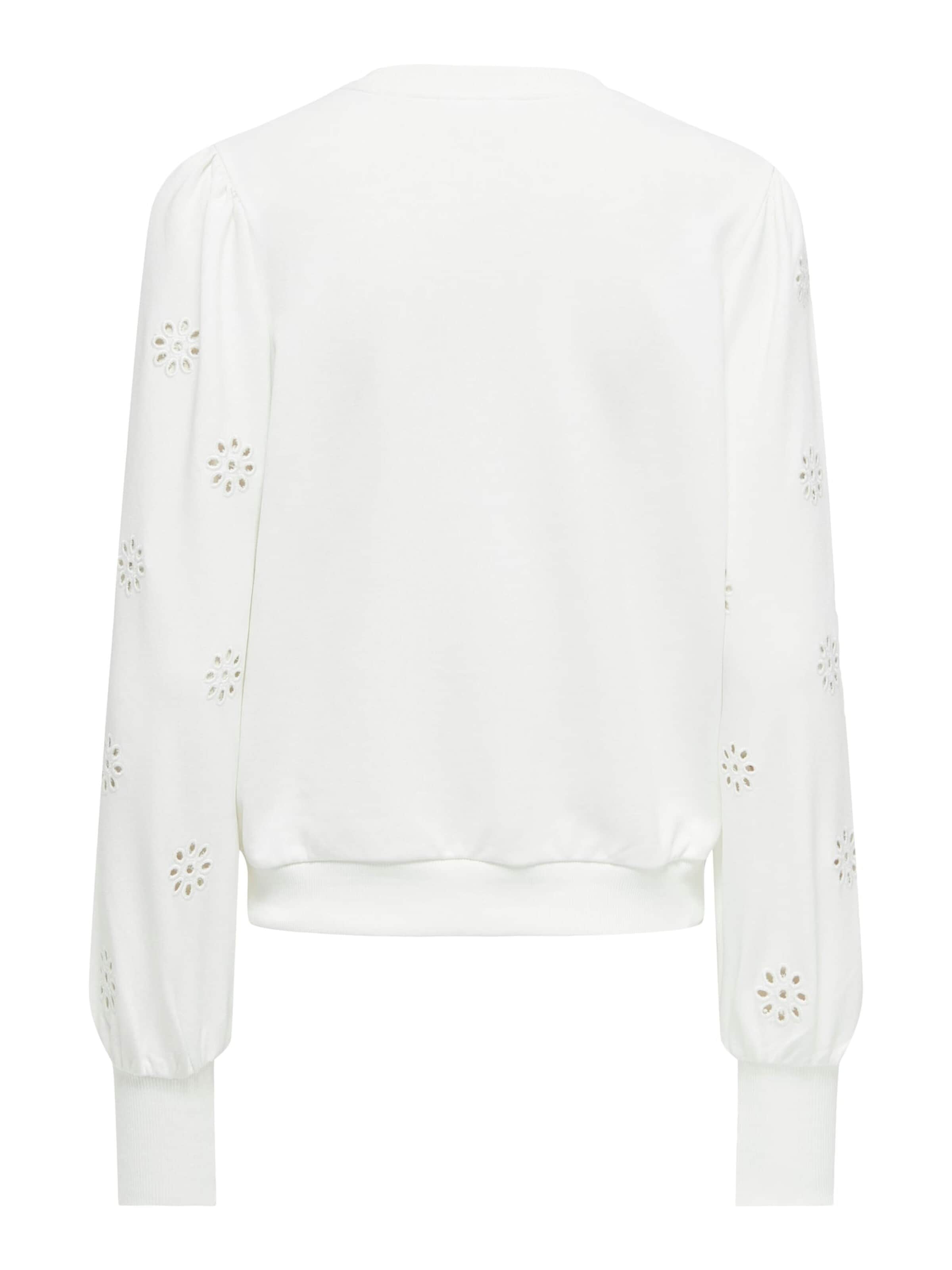 ONLY Sweatshirt 'Femme' in Wit