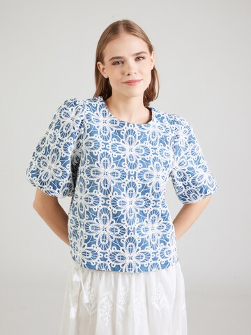 OBJECT Blouse 'OBJELLA' in Blue: front