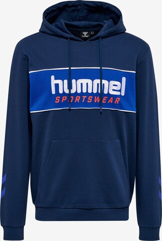 Hummel Sportsweatshirt 'Julian' in Blauw: voorkant