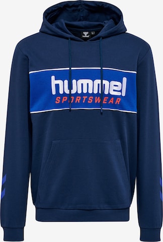Hummel Sweatshirt 'Julian' in Blue: front
