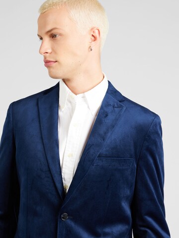 Matinique Regular fit Colbert 'George' in Blauw