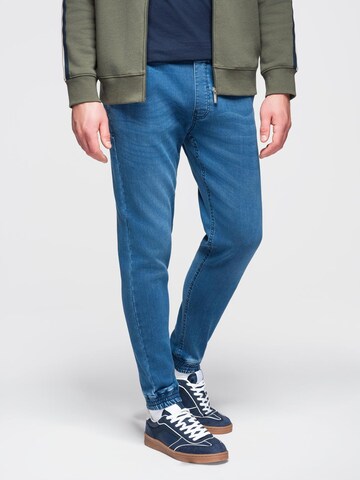 Ombre Regular Hose in Blau