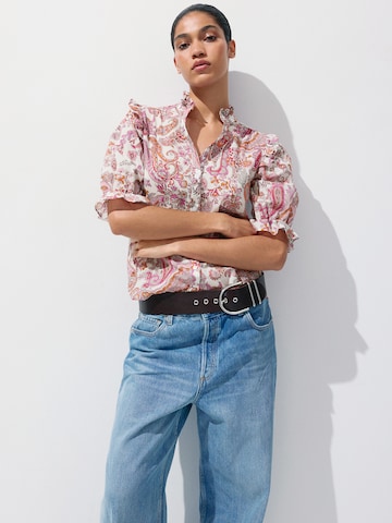 MANGO Blouse 'GINA' in White: front