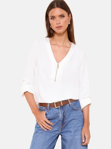 Lipsy Blouse in White: front