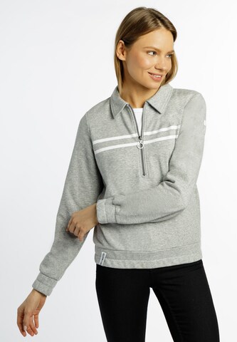 DreiMaster Maritim Sweatshirt in Grijs: voorkant