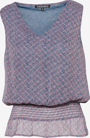 KOROSHI - Blusa en rosa: frente