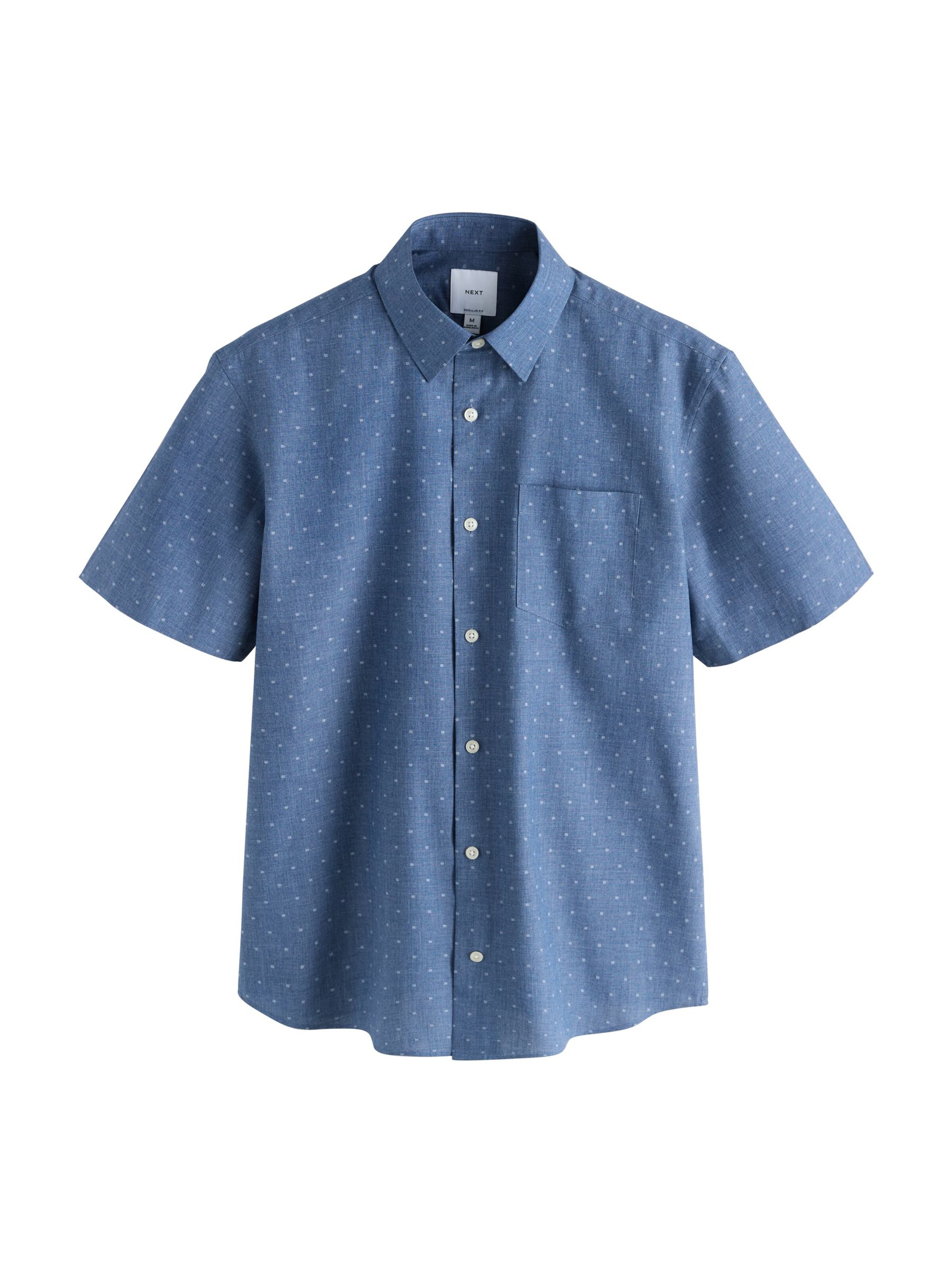 Next - Camisa en azul: frente