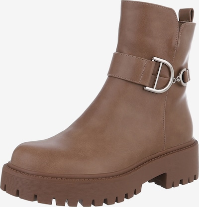 Ital-Design Stiefelette in mokka, Produktansicht