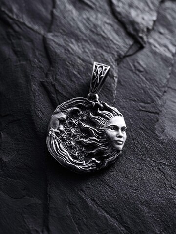 REYTEL Anhänger 'SUN and MOON' in Silber