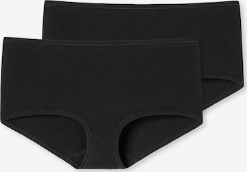 SCHIESSER Spodnje hlače | črna barva: sprednja stran