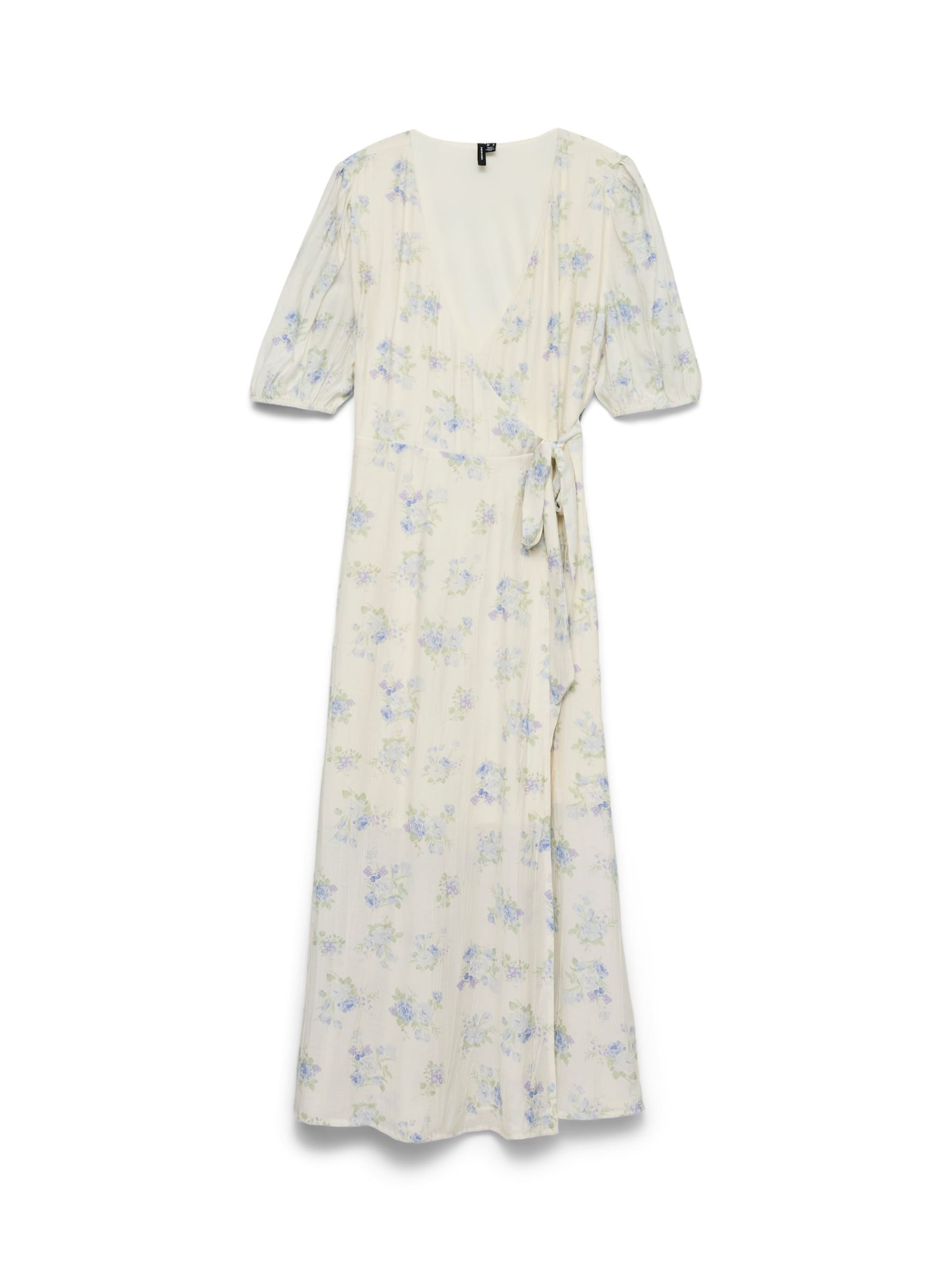 Robe 'VMCBella' Vero Moda Curve en blanc : devant