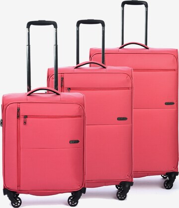 Epic Suitcase Set 'Nano' in Pink: front