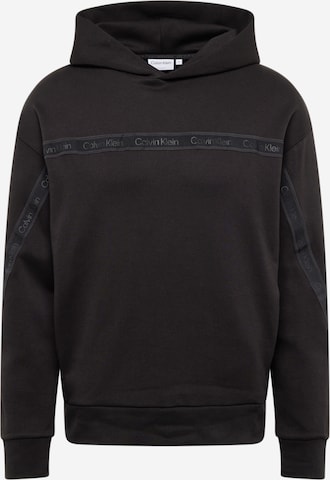 Calvin Klein Sweatshirt in Zwart: voorkant