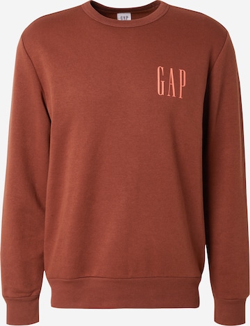 GAPSweater majica - smeđa boja: prednji dio