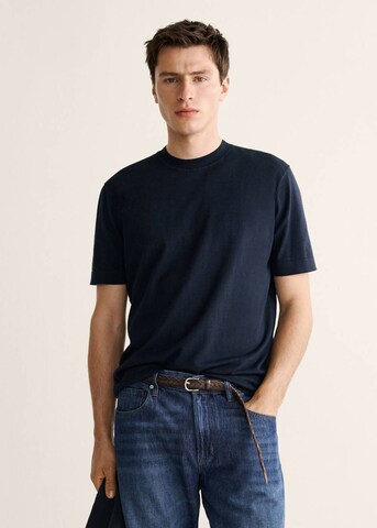 MANGO MAN Shirt 'Sun' in Blue: front