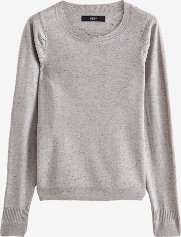 Next Sweter w kolorze szary: przód