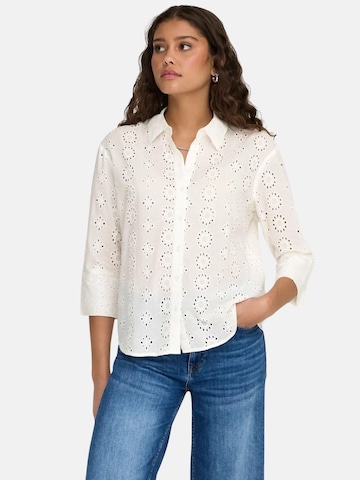 JDY Blus 'JDY JDYTAKKIE' i vit: framsida