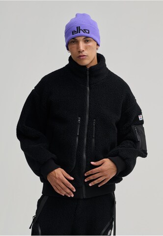 Veste en polaire 'Nemo' elho en noir : devant