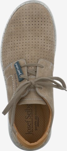 JOSEF SEIBEL Athletic Lace-Up Shoes 'Louis 06' in Beige