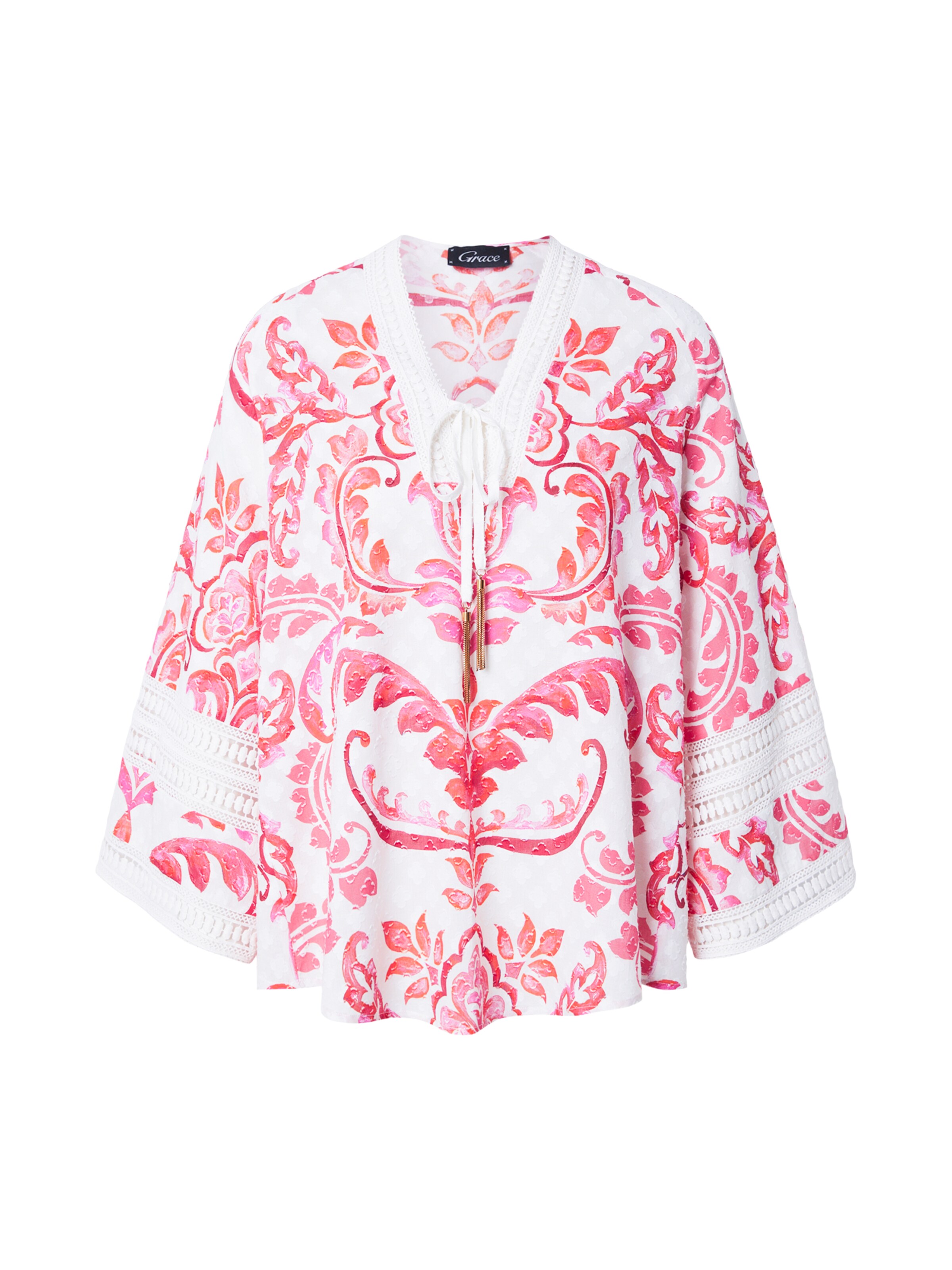 Grace Bluse in Weiß: Vorderseite