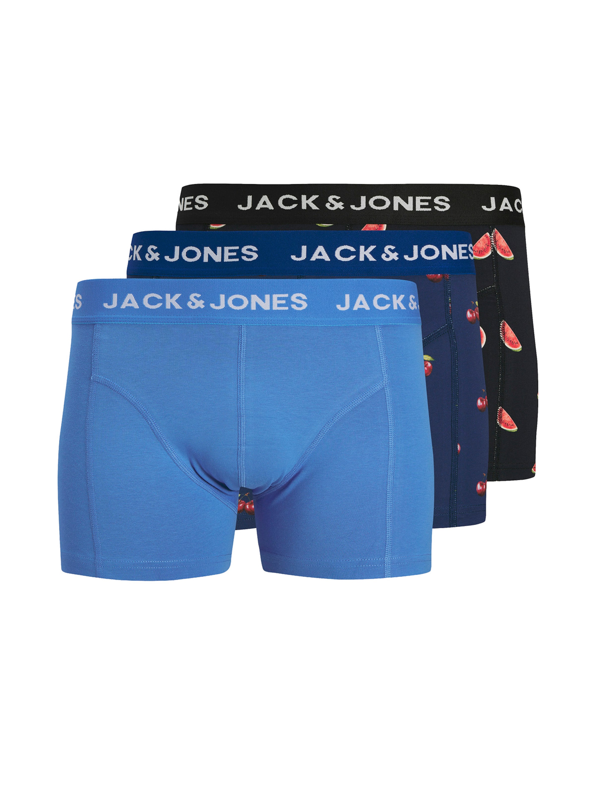 JACK & JONES Boxershorts 'JACTHOR' i blå: framsida
