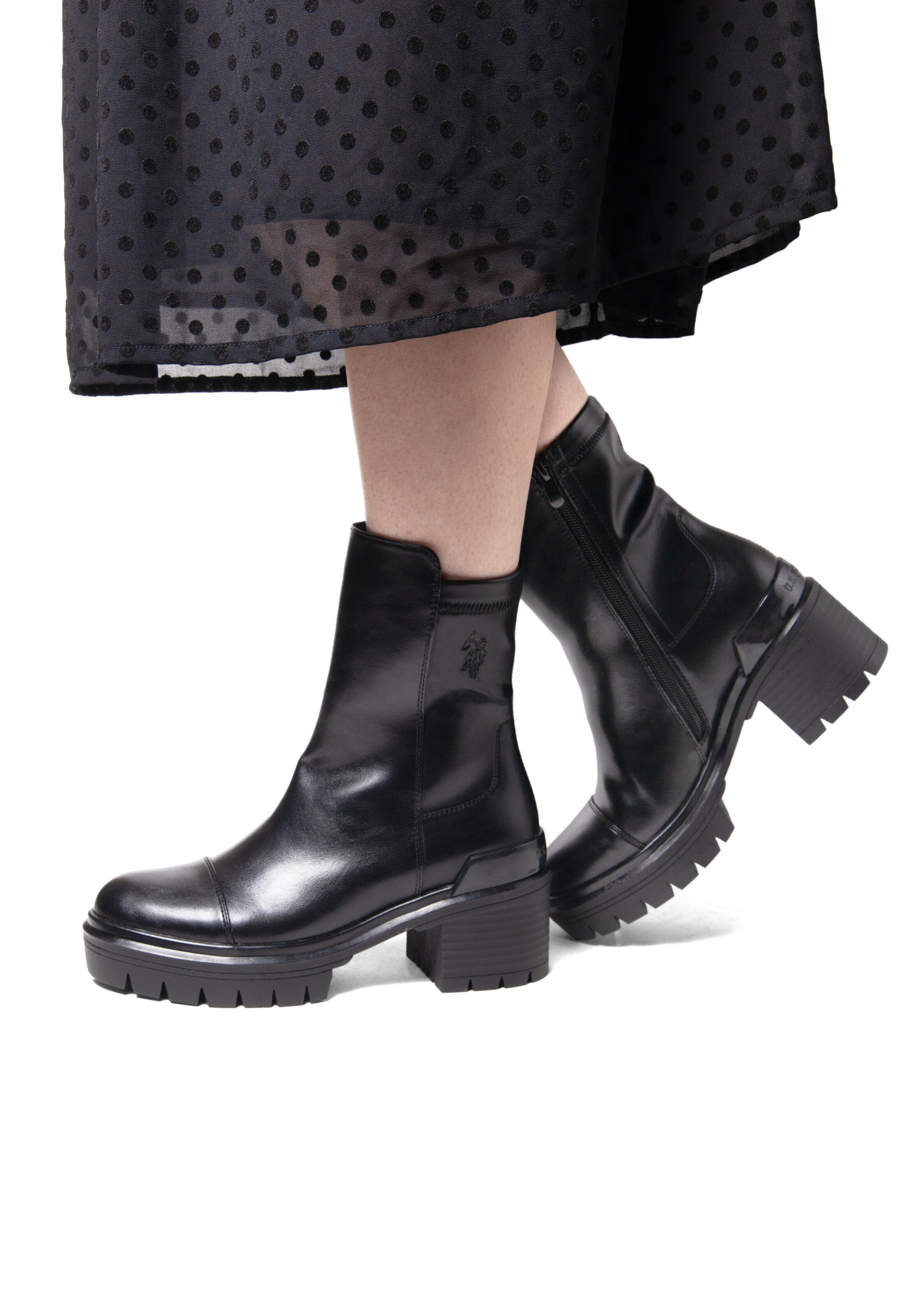 U.S. POLO ASSN. Boots 'Haley 005WDY1' in Zwart