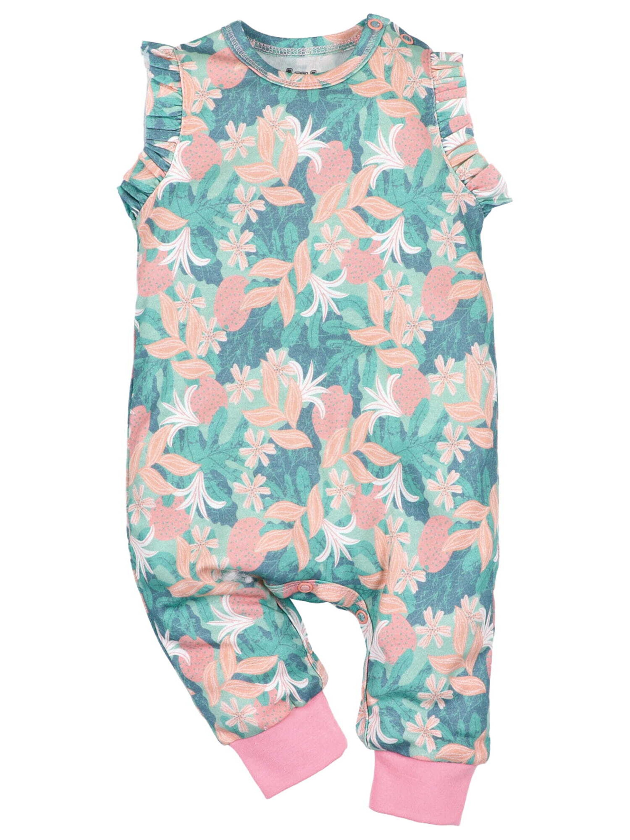 Barboteuse / body NINI en vert : devant