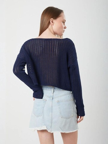 Pullover di MixRay in blu