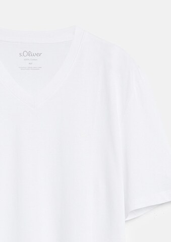 s.Oliver Men Tall Sizes Shirt in White