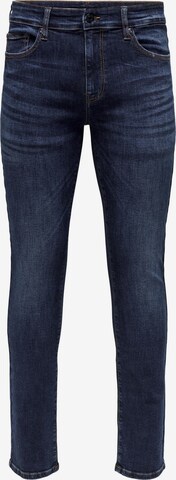 Only & Sons Skinny Jeans 'Loom' in Blauw: voorkant