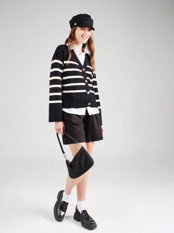 PIECES Knit cardigan 'PCSia' in Black