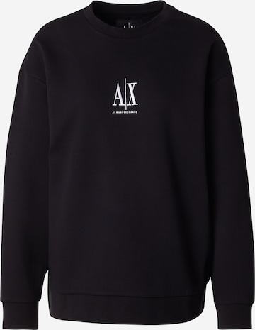 juoda ARMANI EXCHANGE Megztinis be užsegimo: priekis