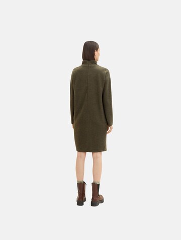TOM TAILOR Knitted dress in Green