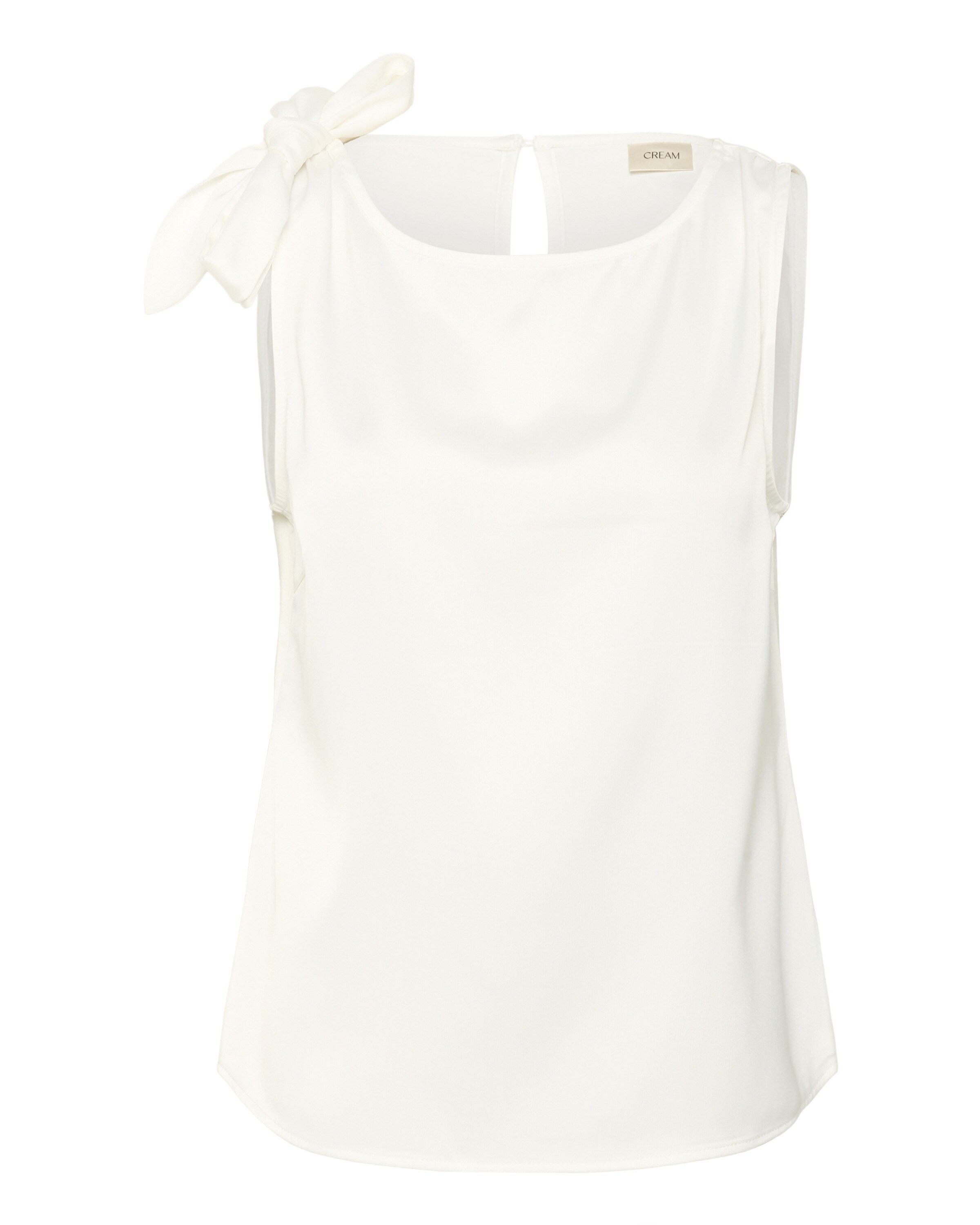 Cream Blouse 'CRTat' in White: front
