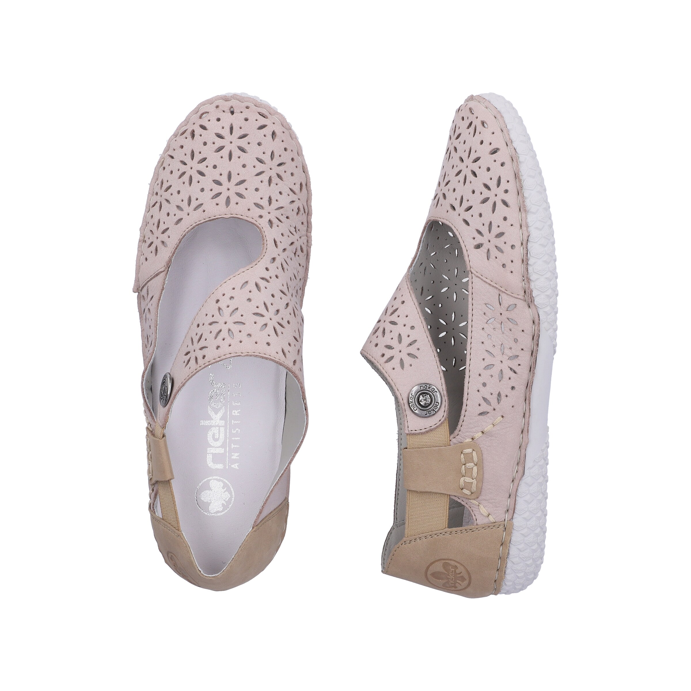 Ballerines Rieker en beige