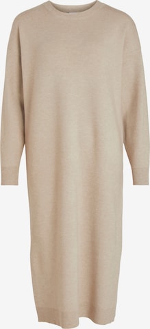 VILA Knitted dress in Beige: front