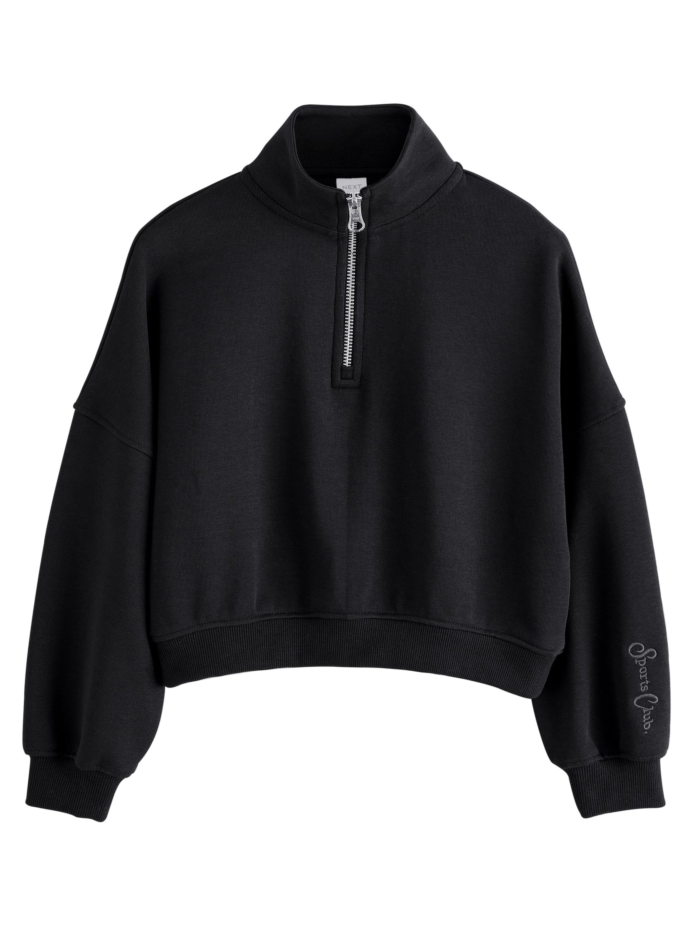 Next Sweatshirt in Black: front