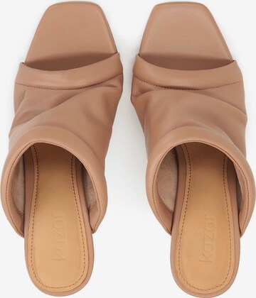 Kazar Mules in Beige