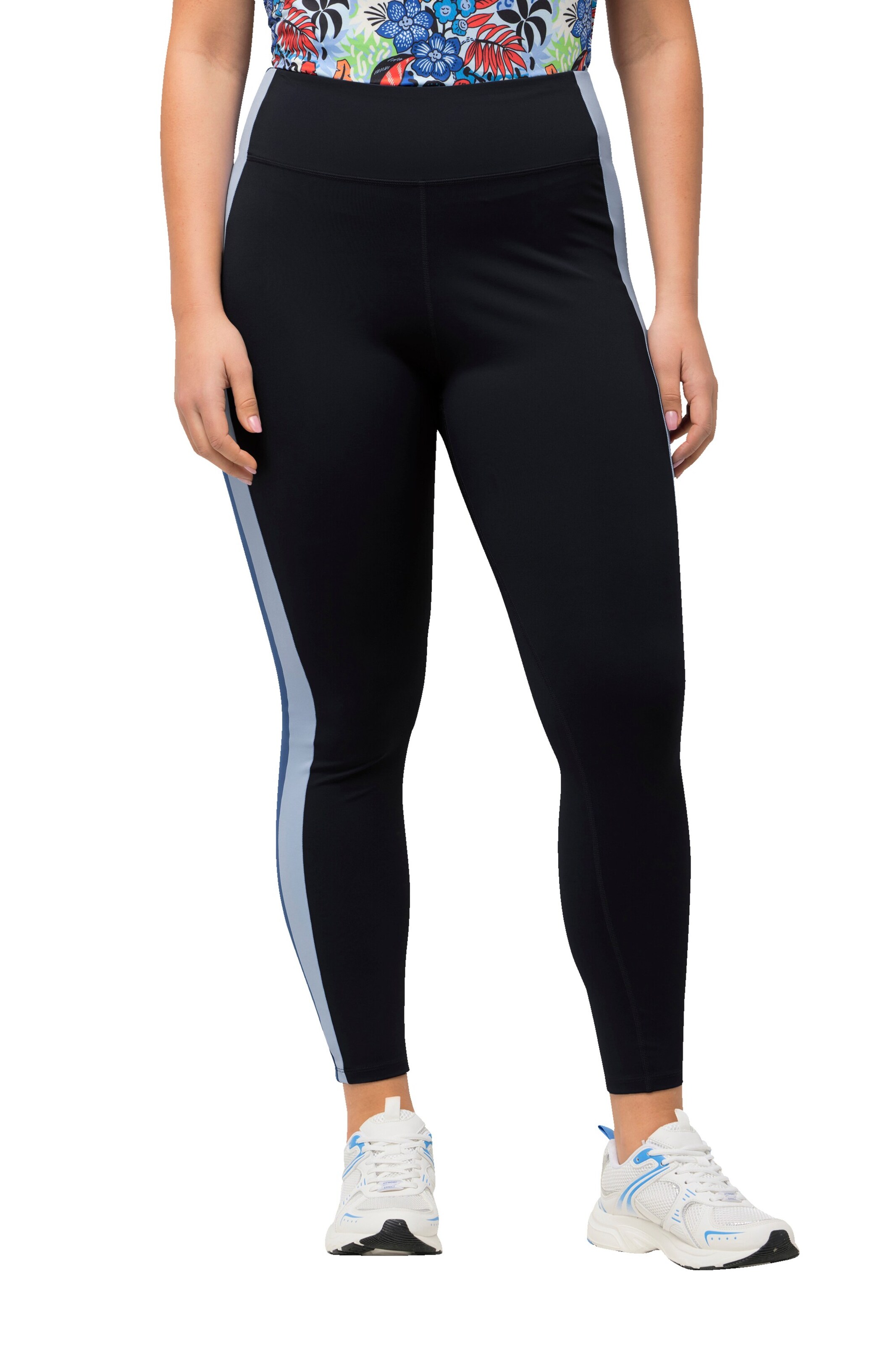 Ulla Popken Skinny Leggings in Blauw: voorkant