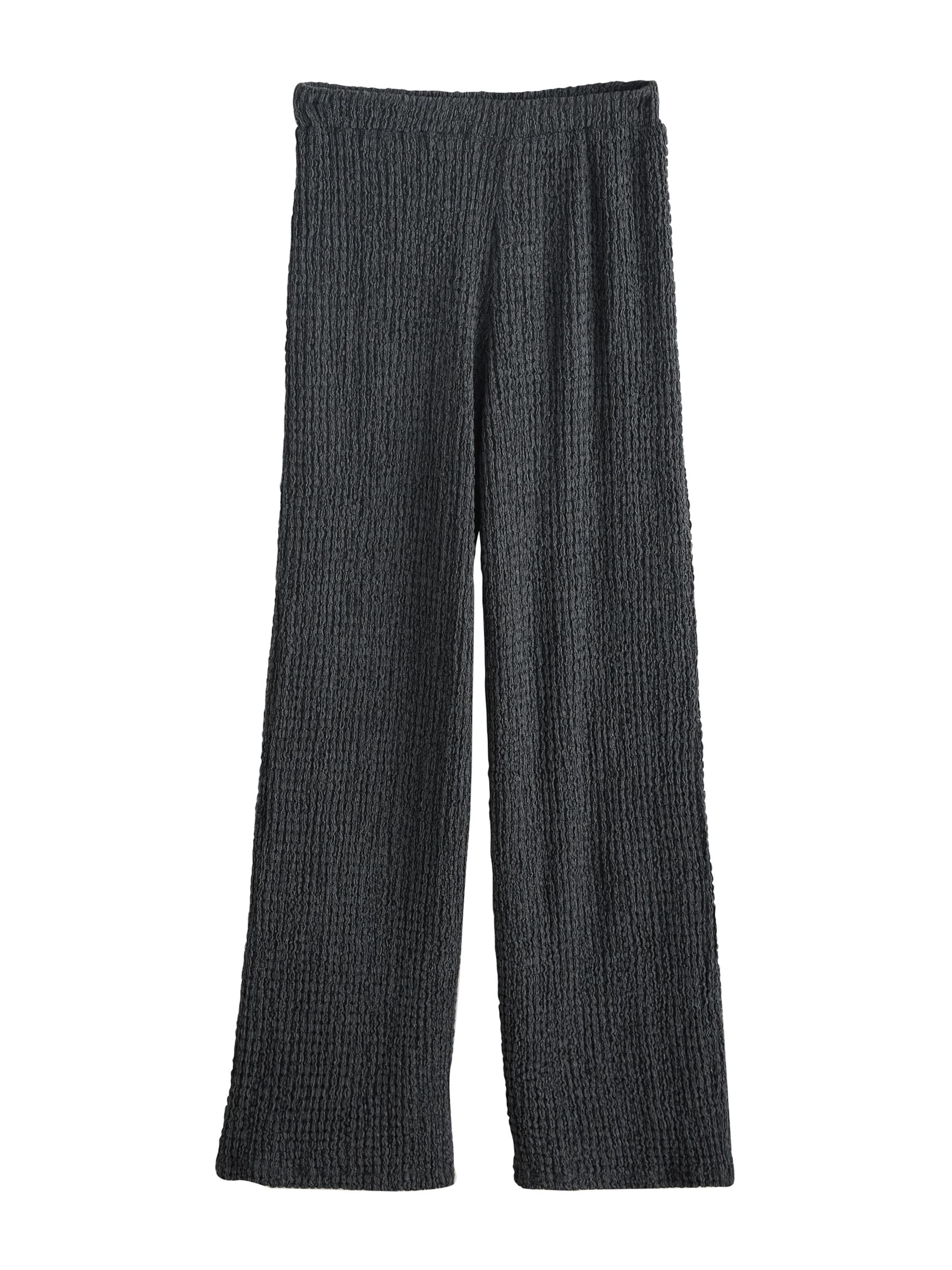 Wide Leg Pantalon Next en gris : devant