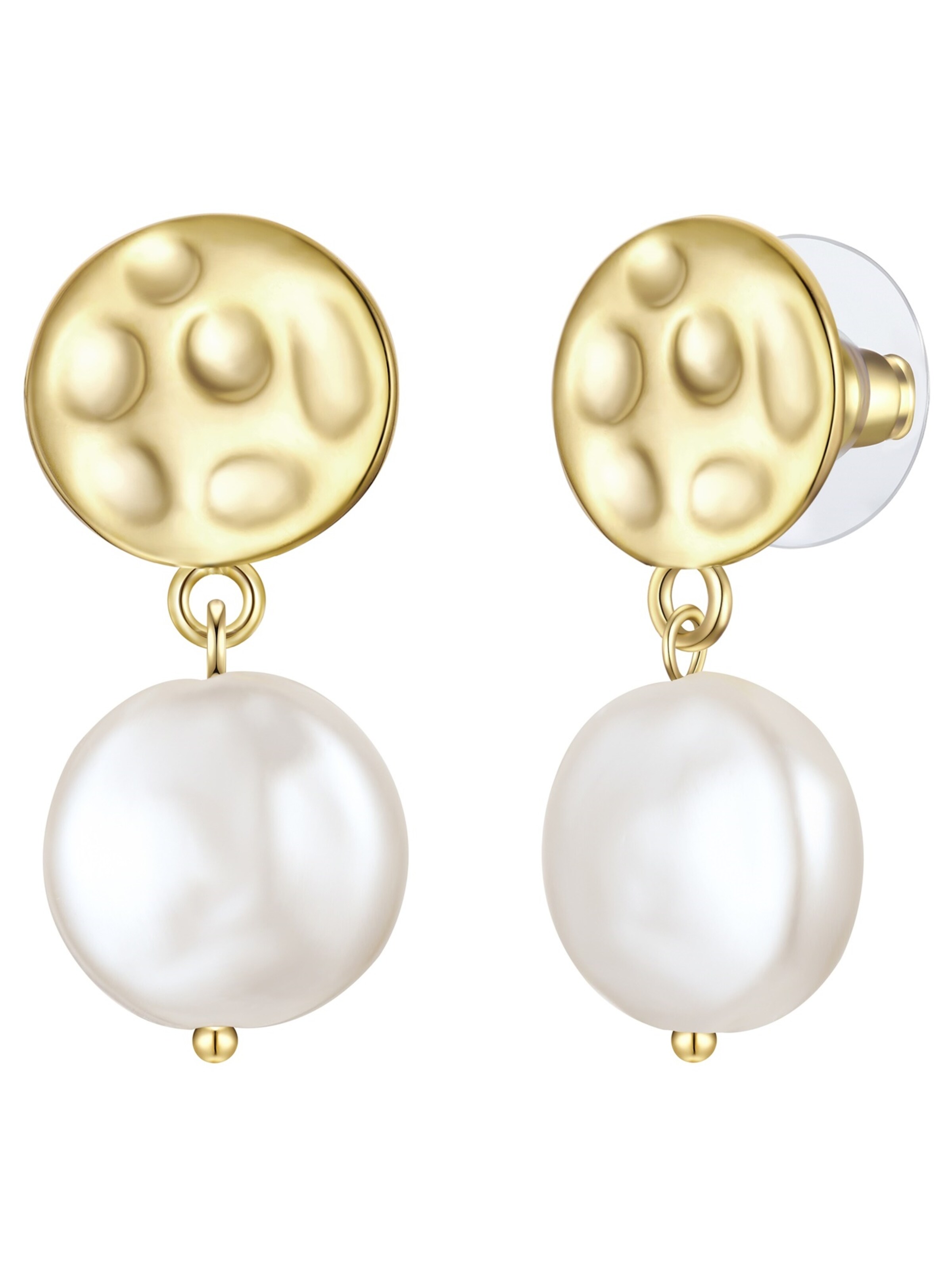 Yokoamii Earrings in Gold: front
