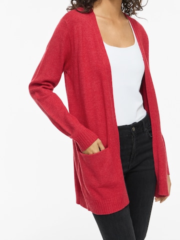 VILA Gebreid vest 'VIRil' in Rood