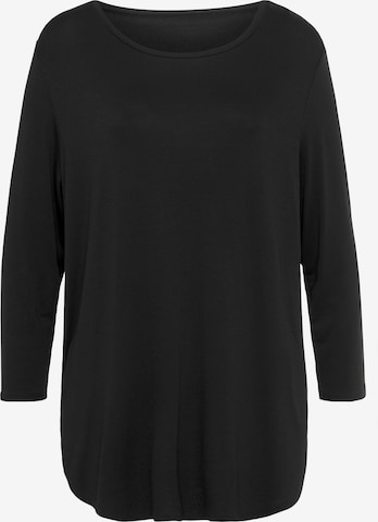 LASCANA Shirt in Zwart: voorkant