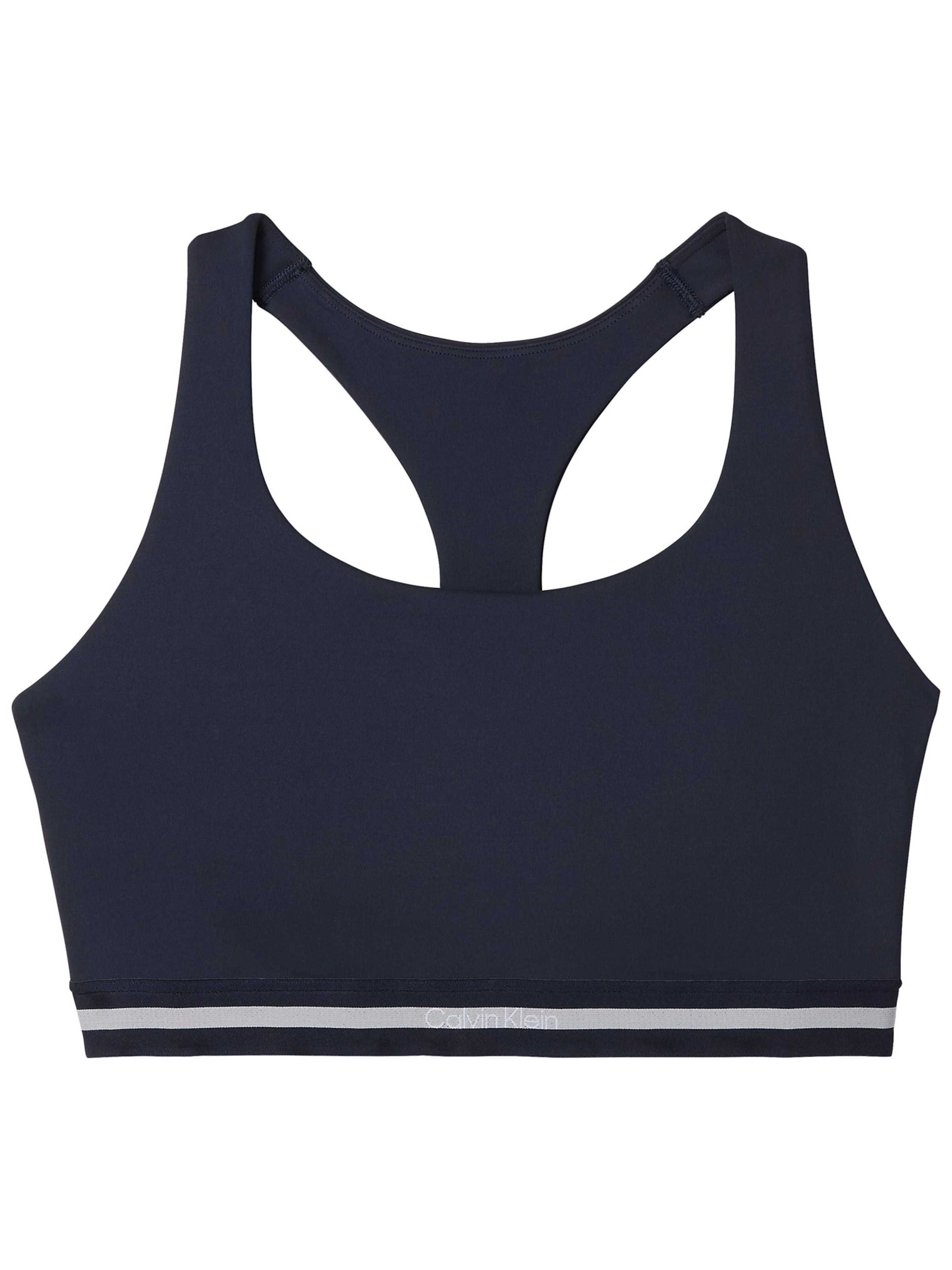 Calvin Klein Sport Bralette Sports Bra in Blue: front